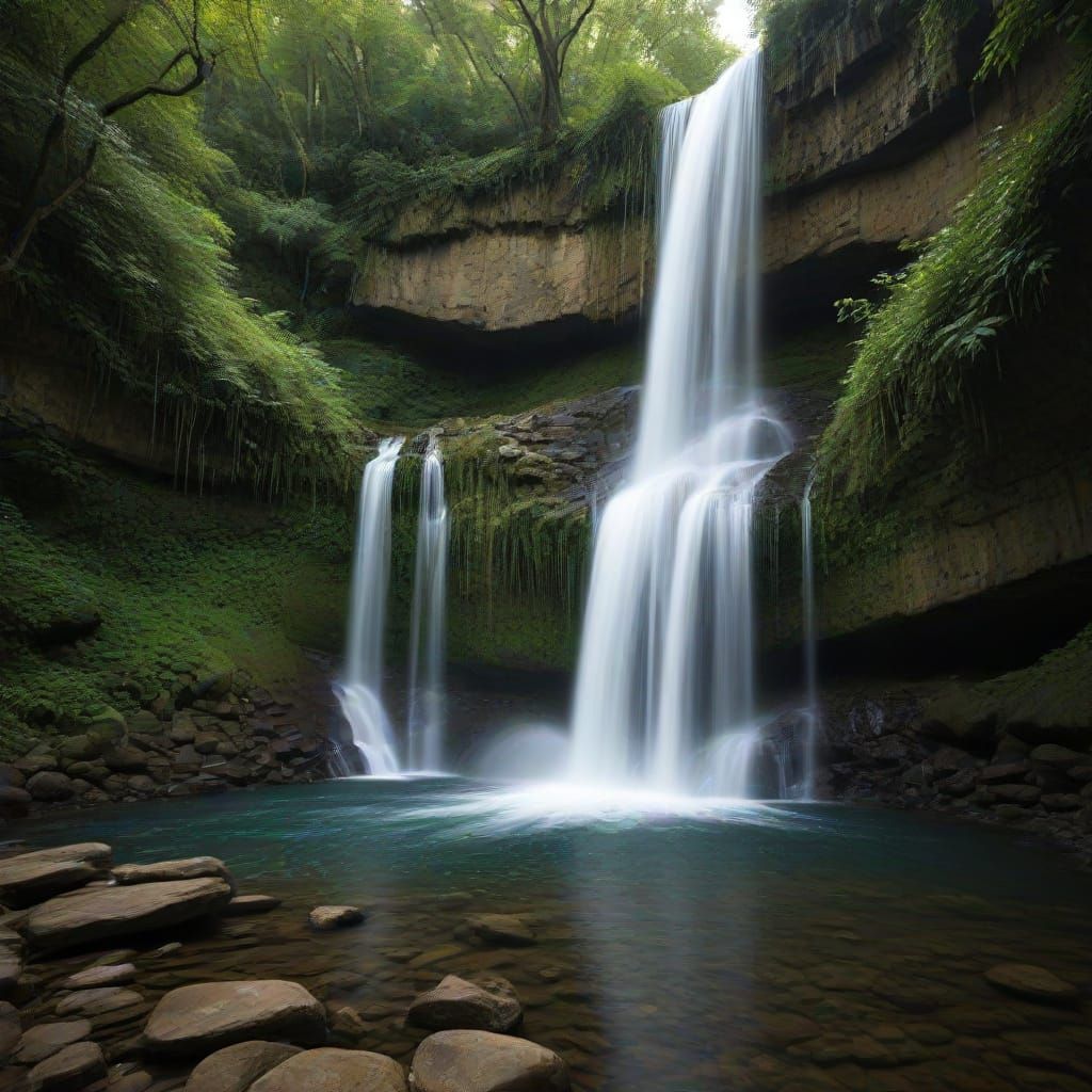 Serenade of Circles Beautiful Waterfalls