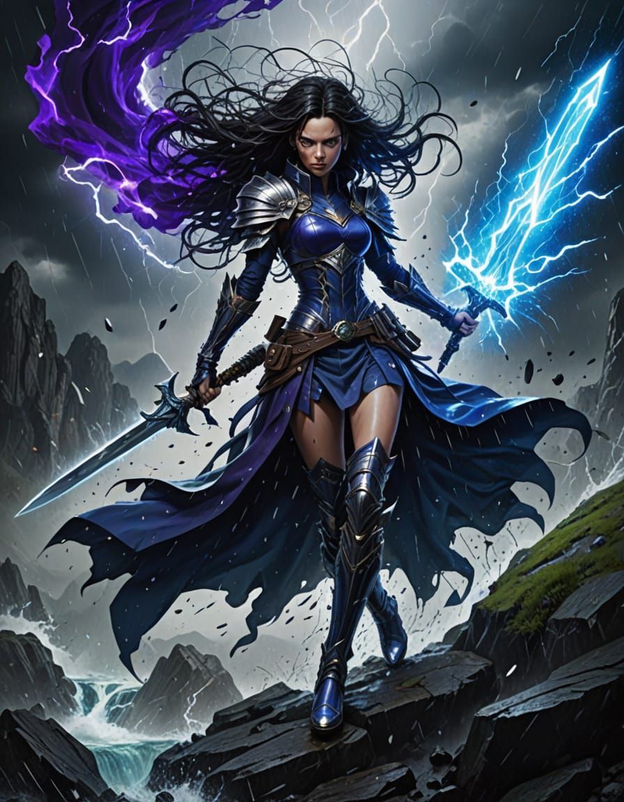 The power of lightning  by @Crystalline
