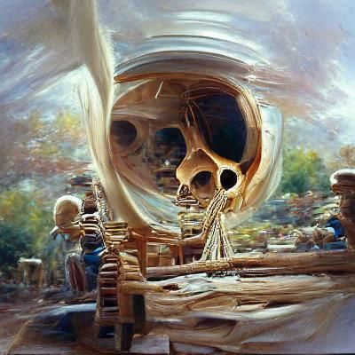 Through the eyes of a skeleton