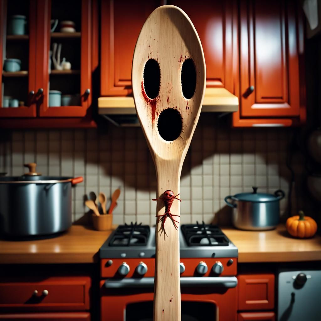 Wooden Spoon Spectre  by @Elaine AJ
