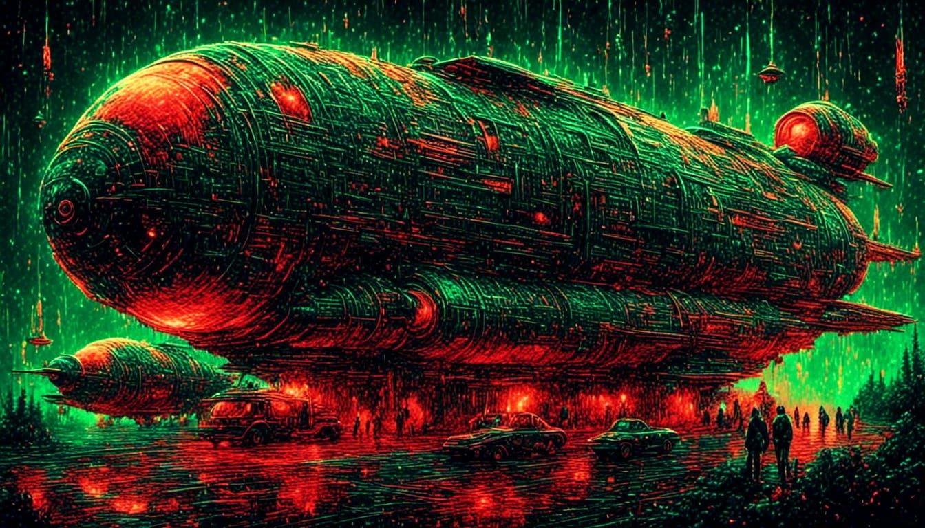 Hologram Red Green