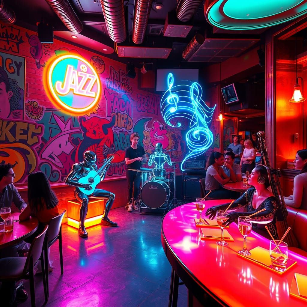 A Night at NightCafe  by @undefined