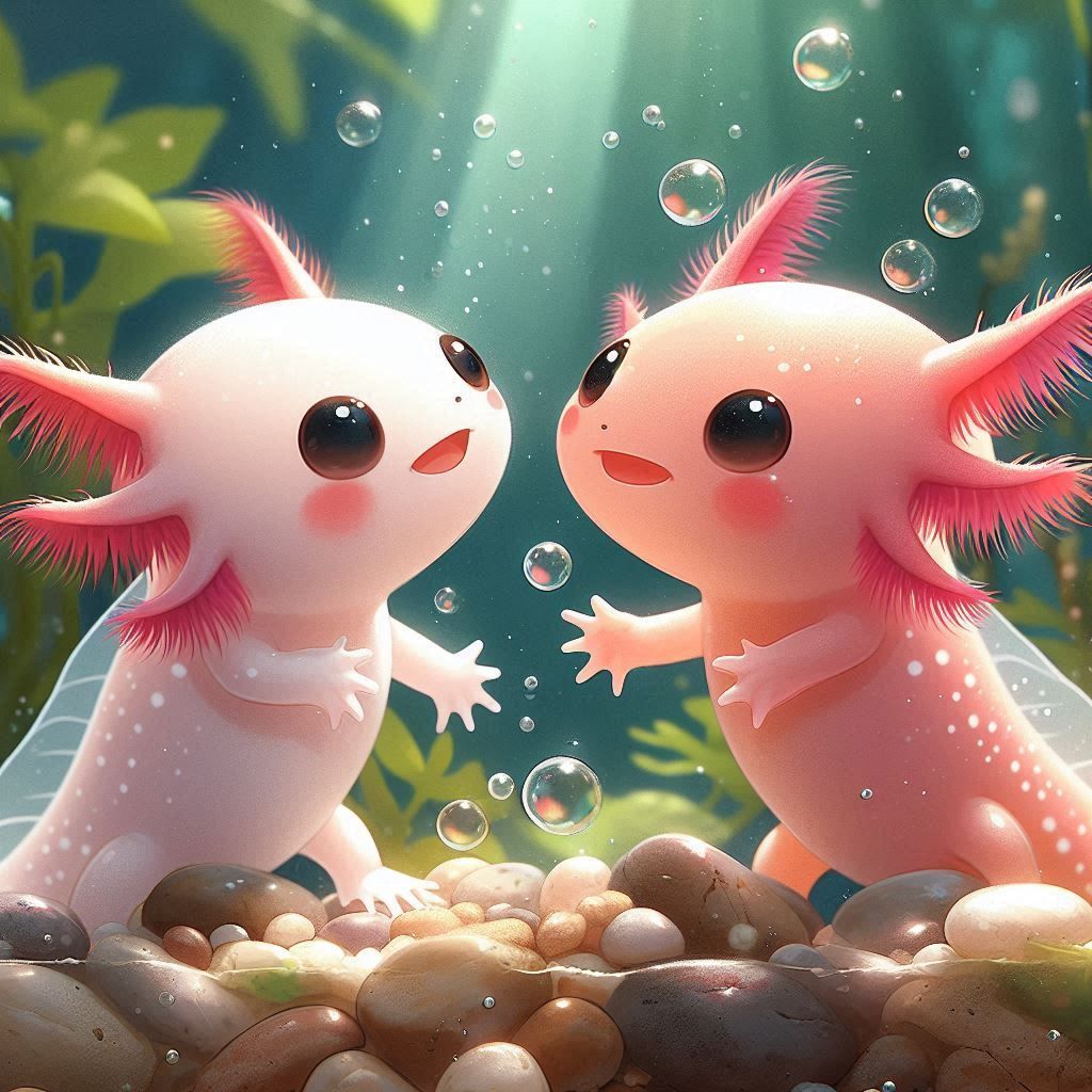 Axolotl buddies