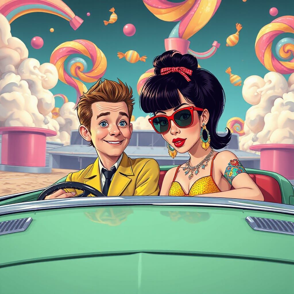 Highly detailed CGI cartoon 