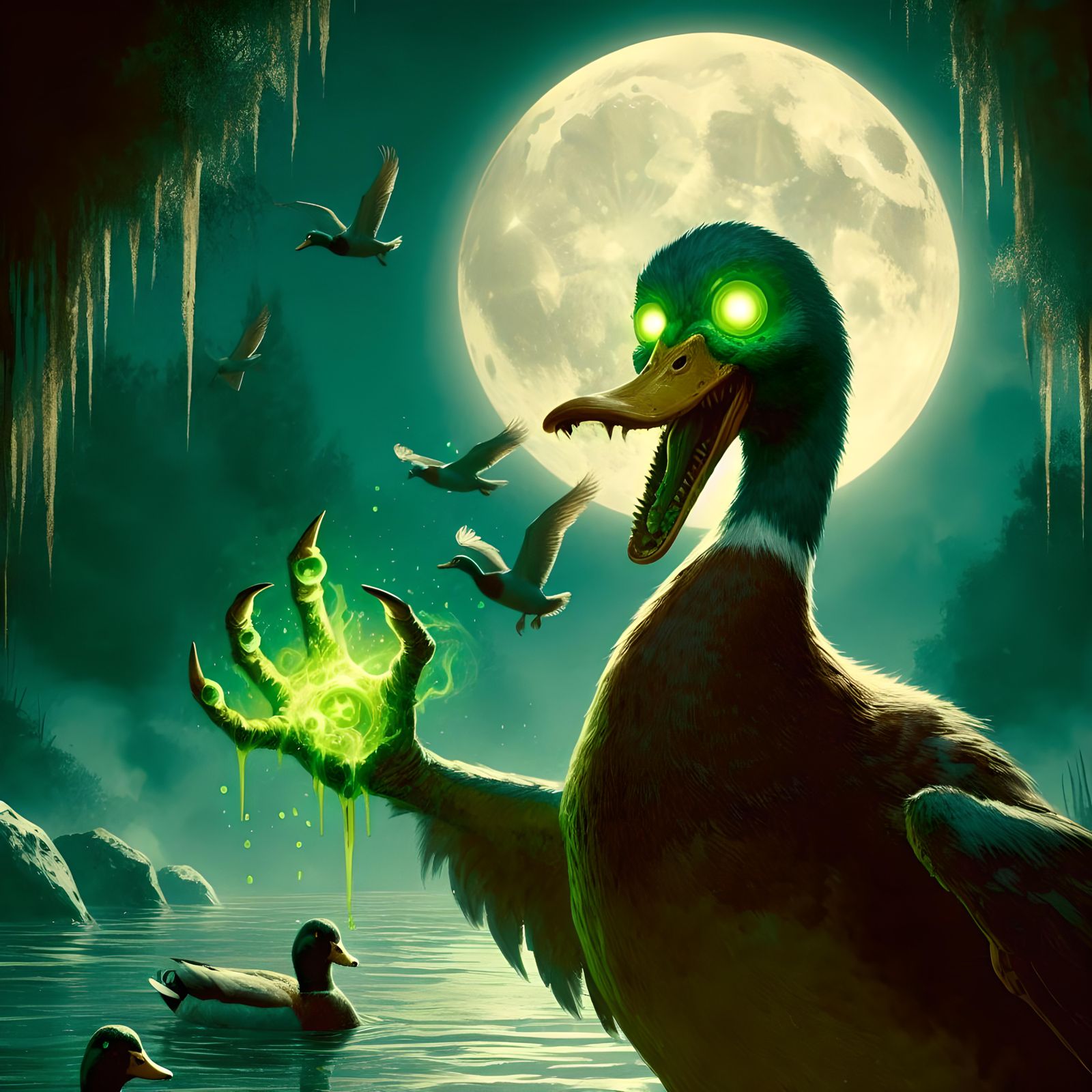 Evil duck