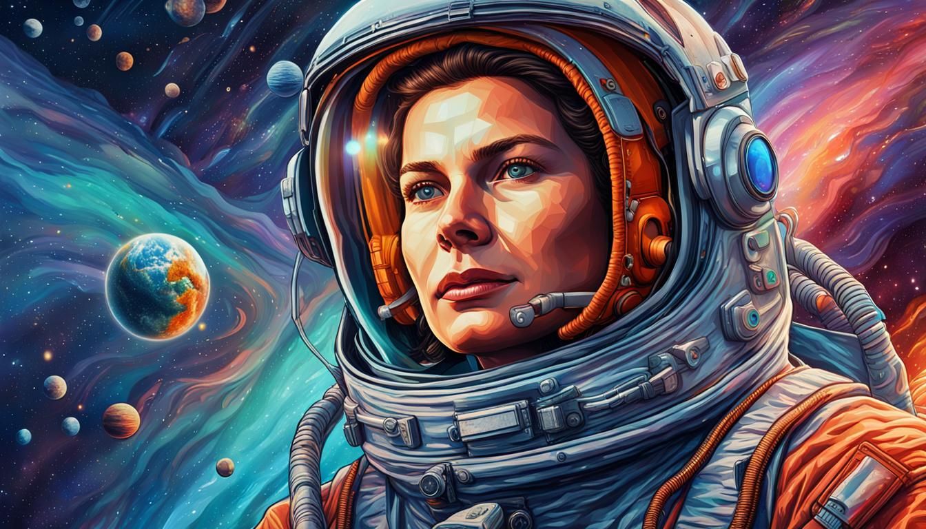 Valentina Tereshkova - первая женщина-космонавт  by @Maria_fairy_id