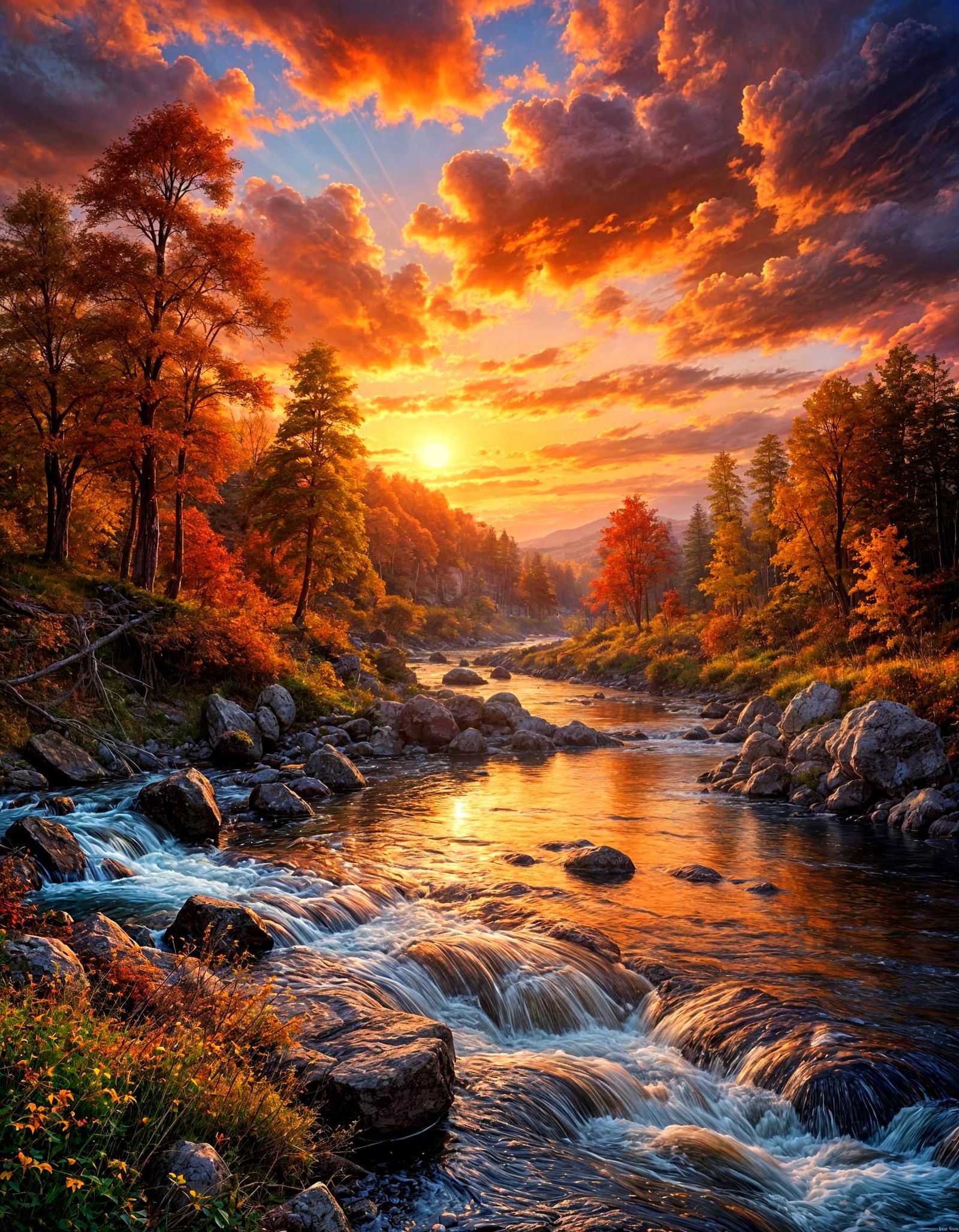 Wild River Autumn  by @Forged Anew