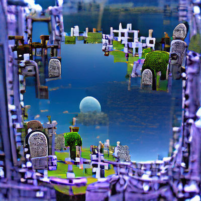 Graveyard mirror world infinite