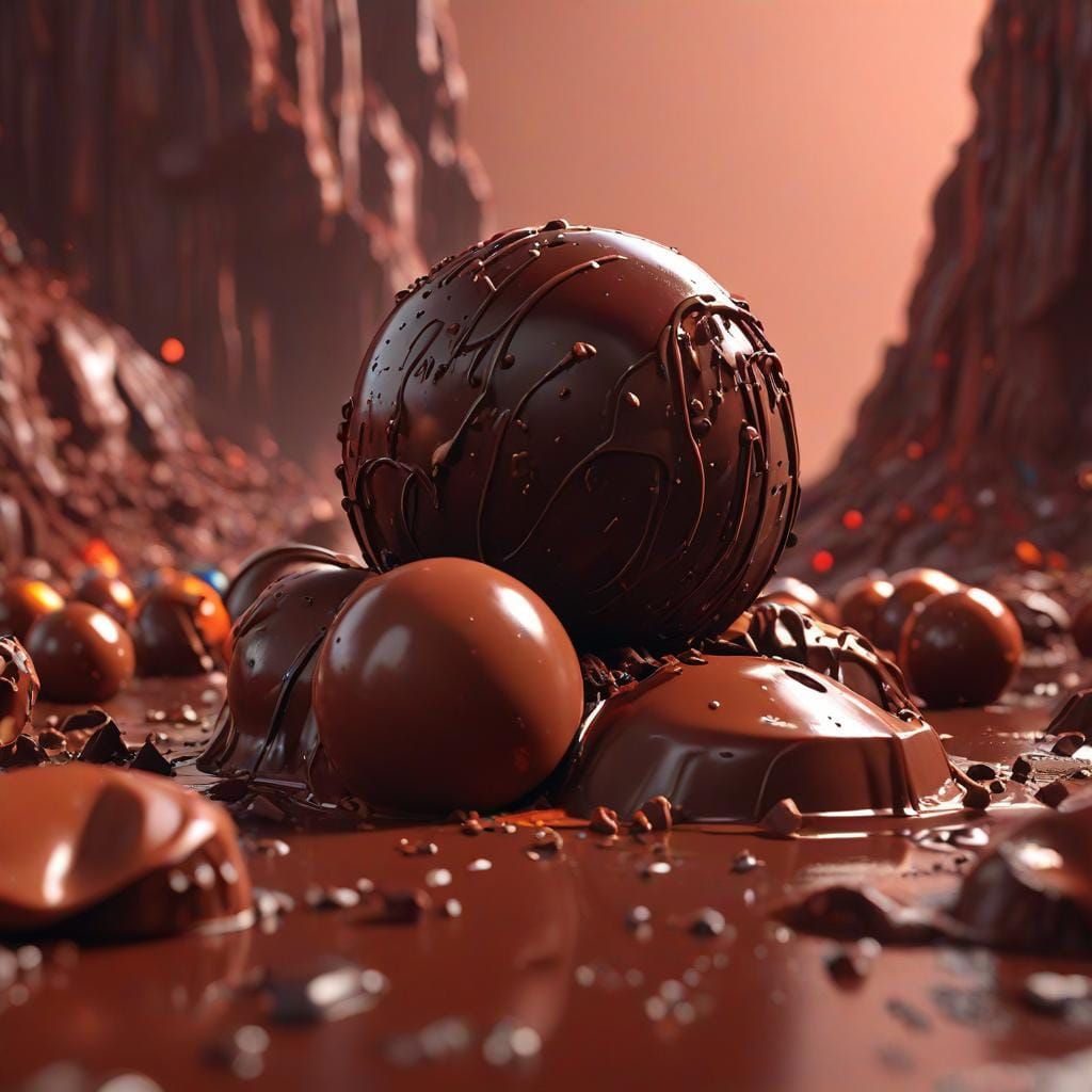 A chocolate world