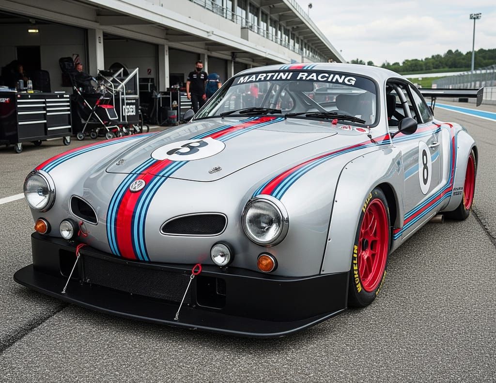 Martini Racing Volkswagen Karmann Ghia, first version