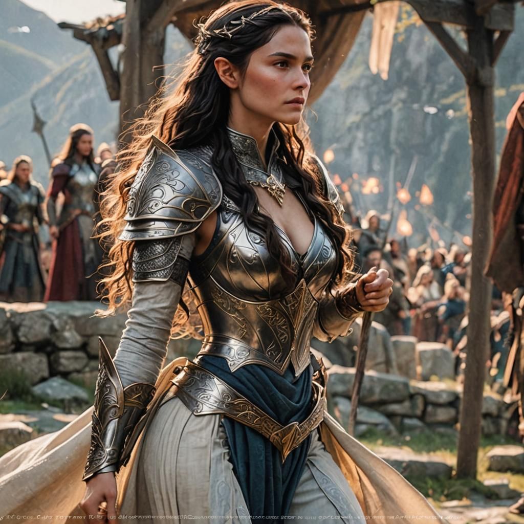 Una hermosa ,fuerte y estilizadas elfa llamada Nerdanel  “fuerte de cuerpo y mente” y “sabia”. Fue una elfa que se convi...