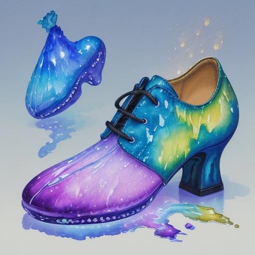 Glowing Crystal Shoe