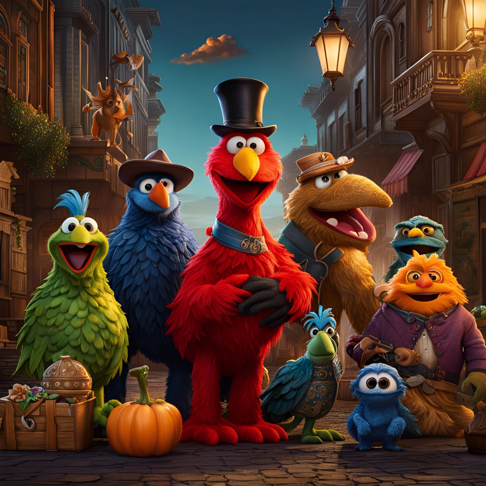 The Puppet Show AI Generated Artwork NightCafe Creator