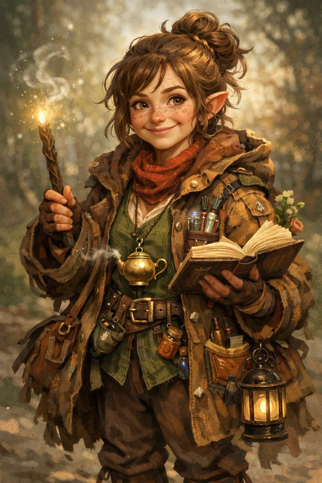 Juniper “June” Kettlewhistle - Lightfoot Halfling - Warlock