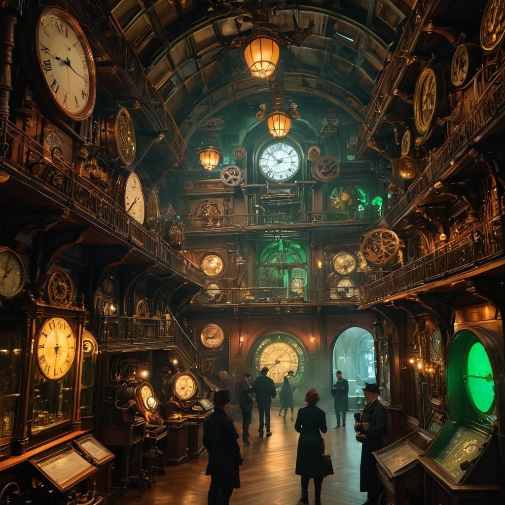 A Victorian museum of time-machines