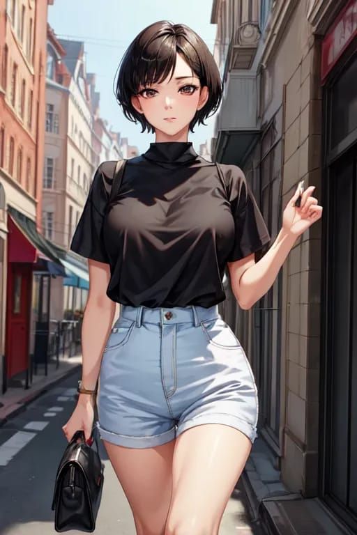 Walking in the street