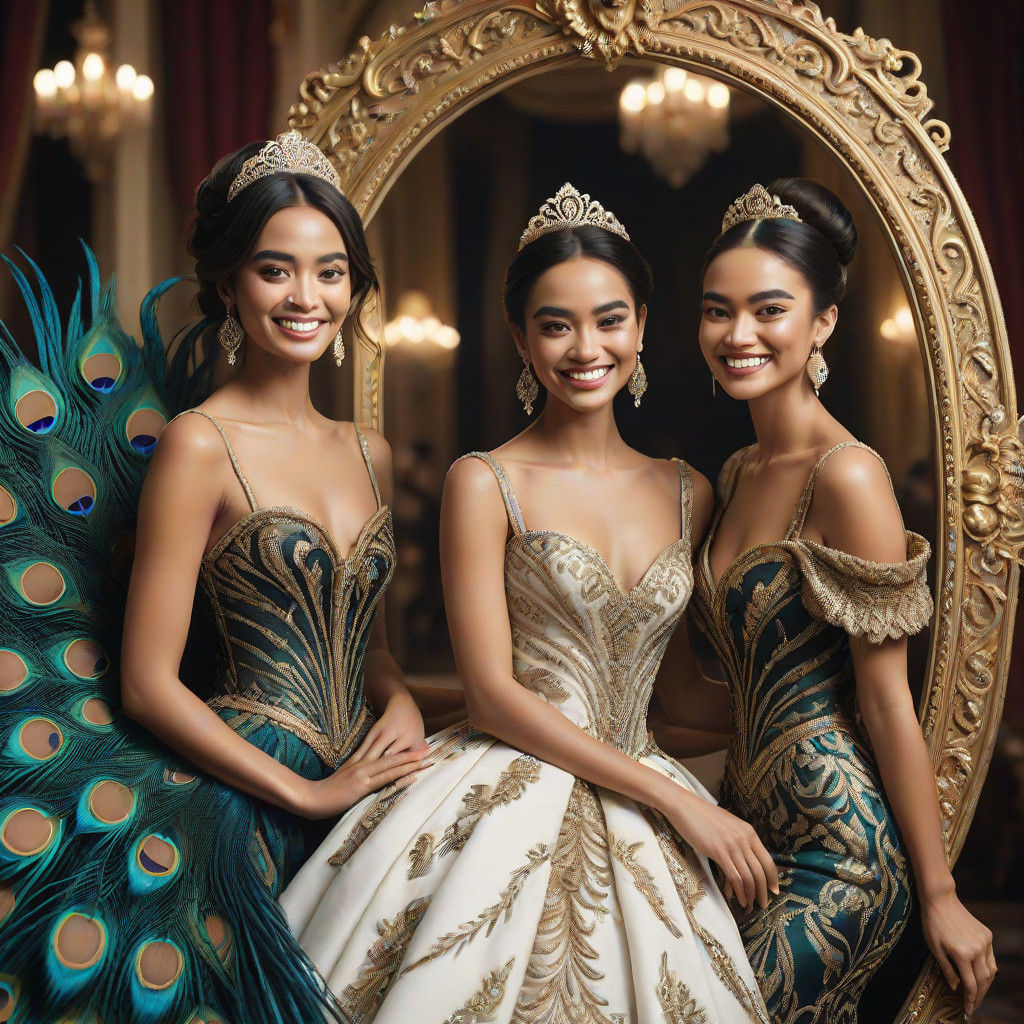Luxurious Exotic Beauty in Vibrant Peacock Feathers