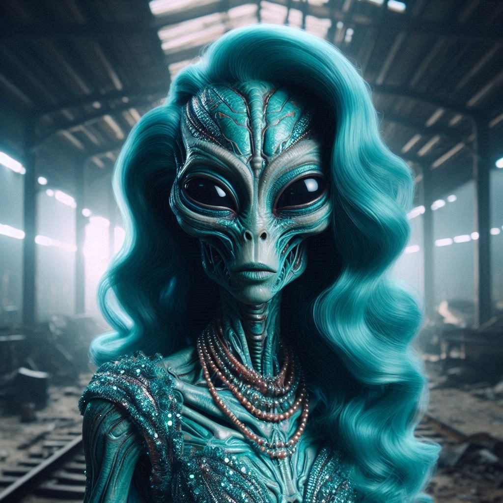 Classified Alien portrait ☣️ Cindy-KrKr-Rowford