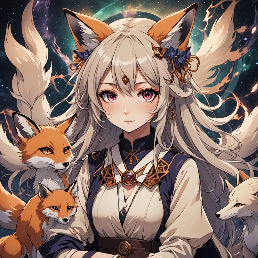 Possesed Psychic Anime Fox Girl