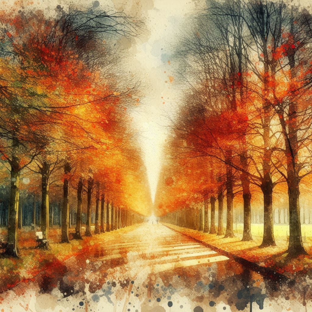 double exposure beautiful fantasy DALL-E 3 portrait landscape..