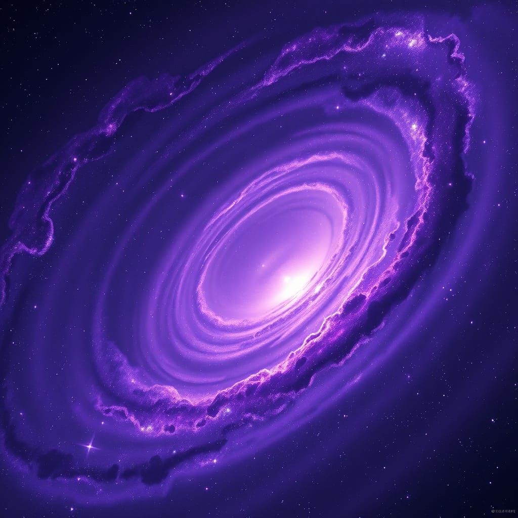 A Galaxy in Purple