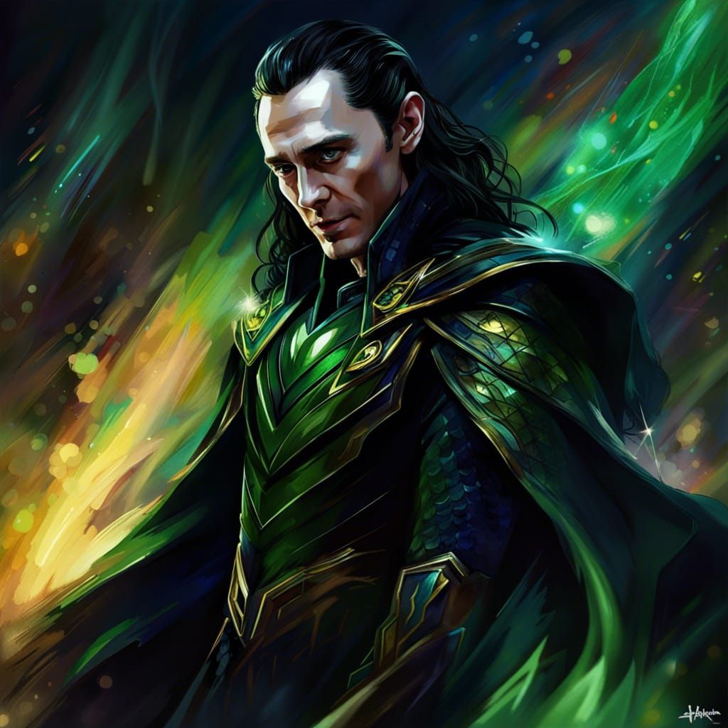 Loki of Asgard - AI Generated Artwork - NightCafe Creator