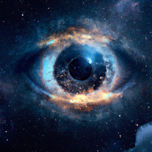 Galactic Eye: Photorealistic Galaxy Reflection