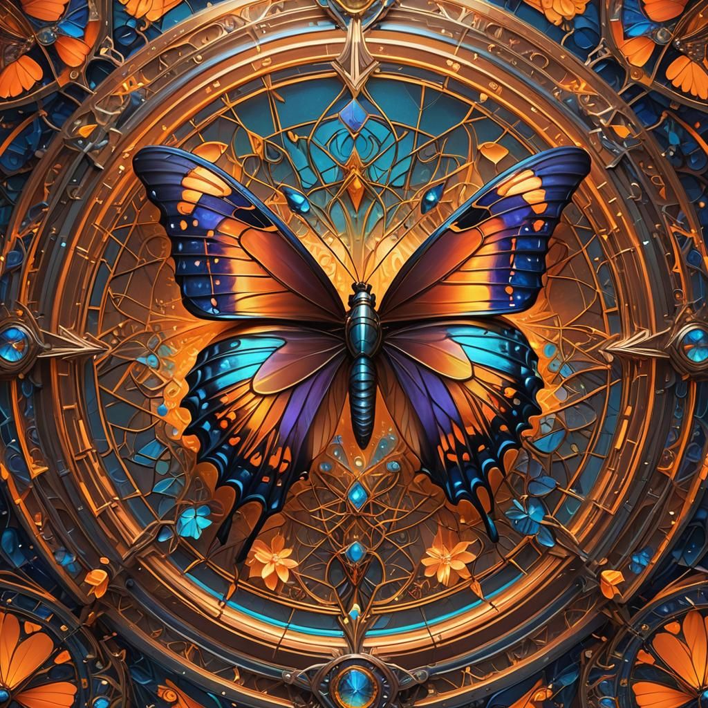 The enchanting beauty of a butterfly  by @Richard