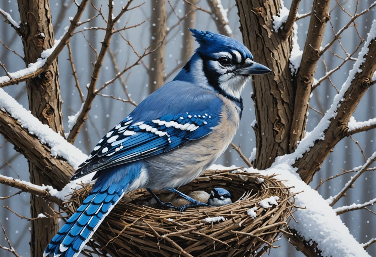 A Cozy Nest for Wintertime  by @Mister