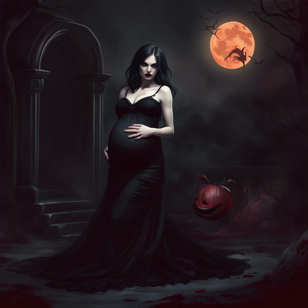 pregnant vampire girl