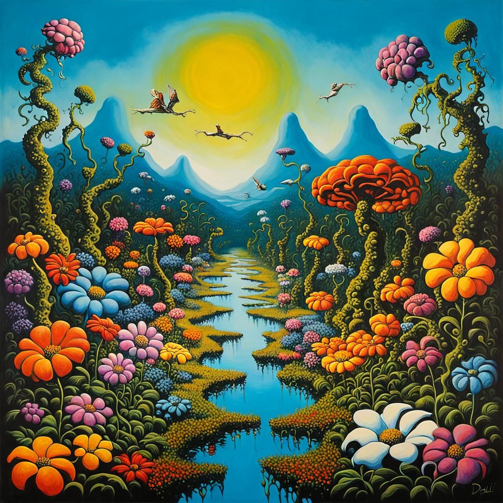 Flower jungle by Richard Corben