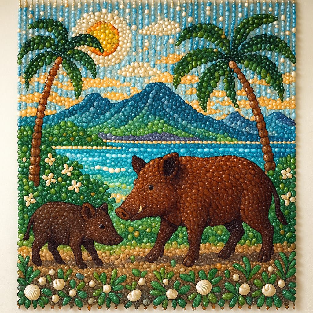 Hawaiian Bead Art