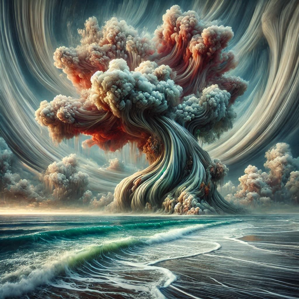 organic sea landscape