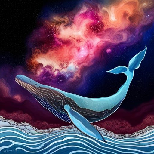 Whale Dreams - AI Generated Artwork - NightCafe Creator