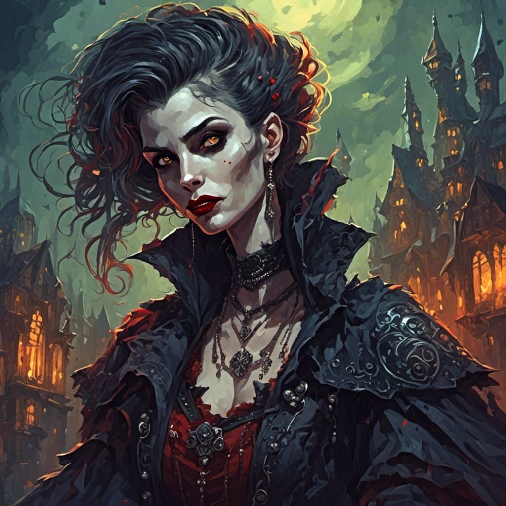 Vampire <lora:Even more stuff:1.0> 