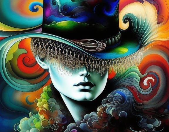 Woman in hat