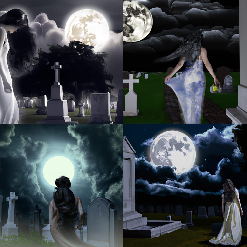 create a 14k resolution photo of a cemetery in the middle of...