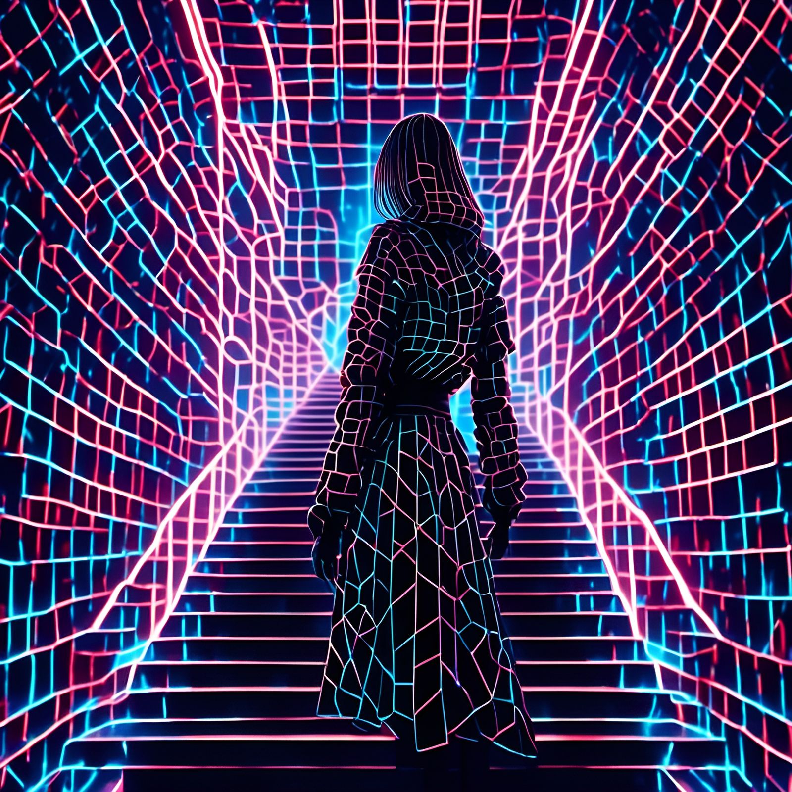 geometric dress