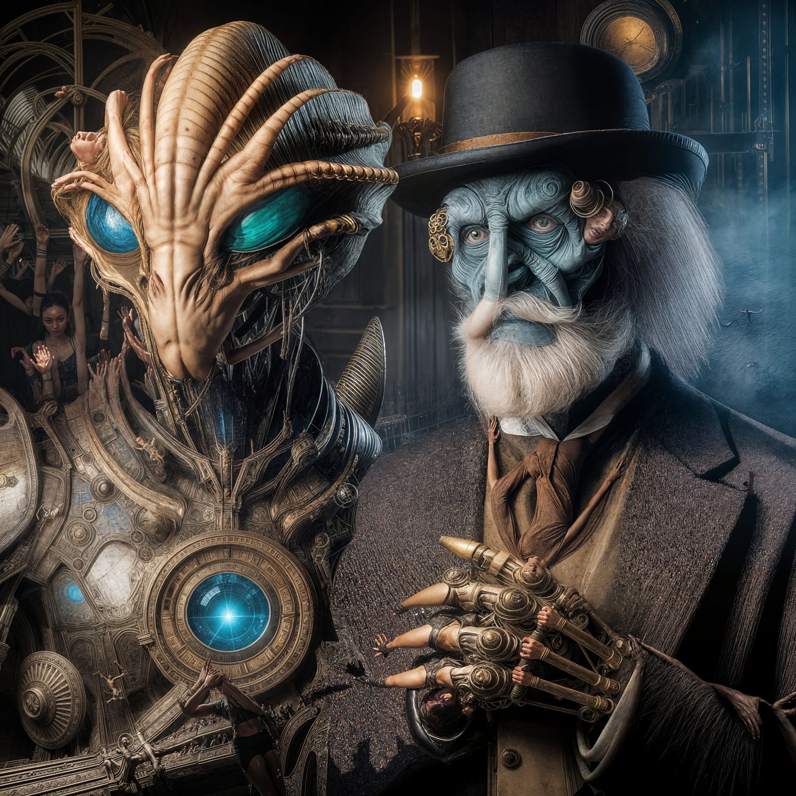 Upscaled Alien Versions of Holmes and Watson