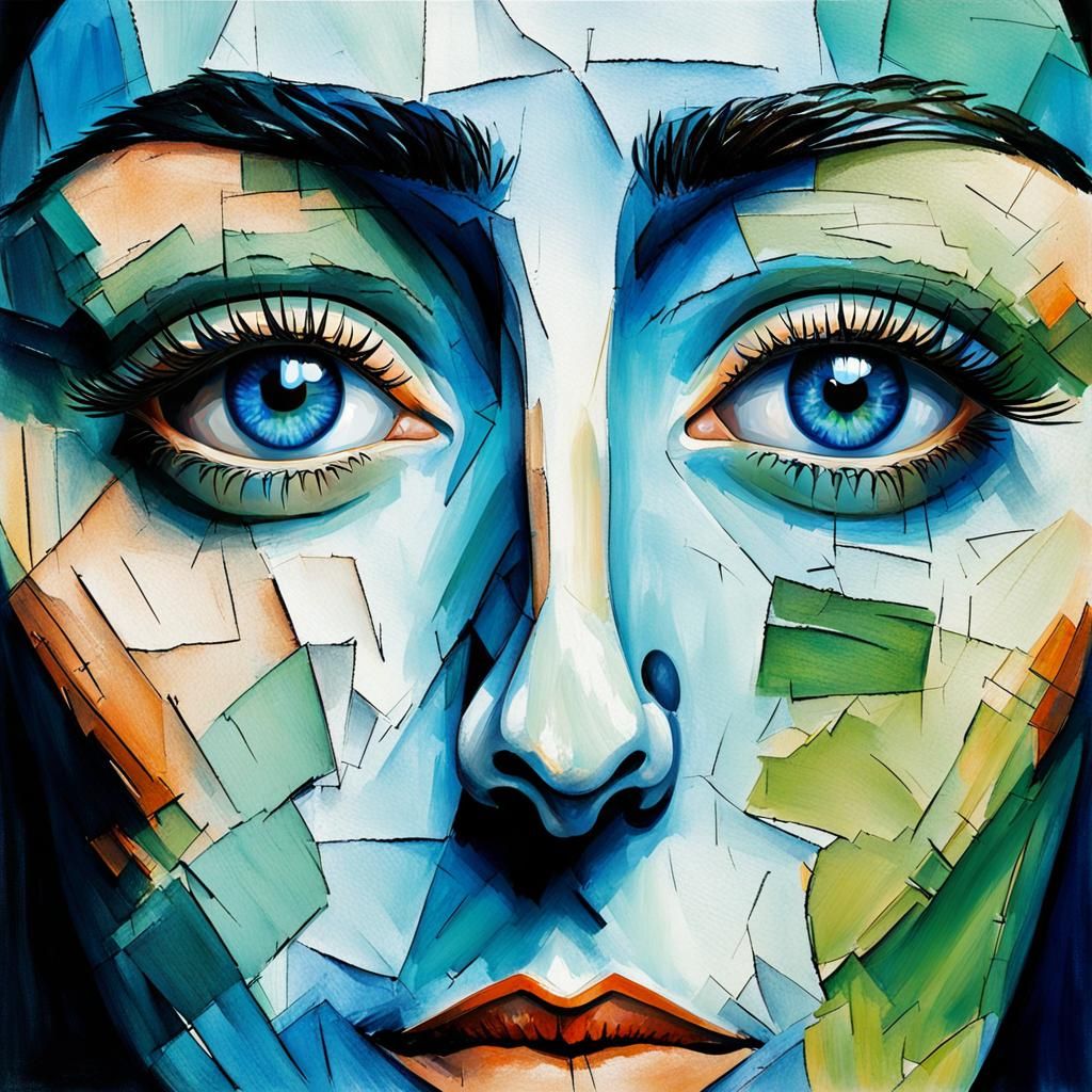 artistic portrait, Modigliani style