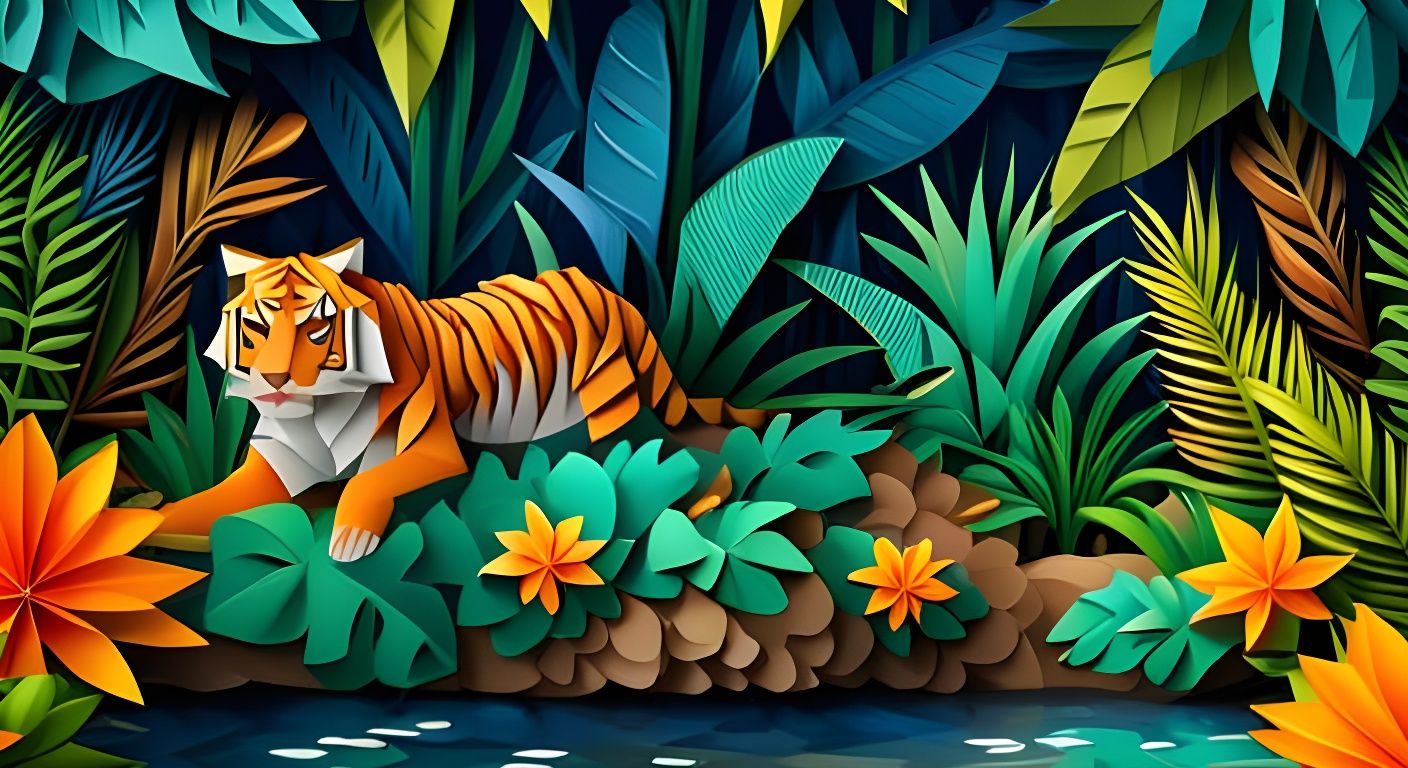 Paper Tiger #4  by @ASisko