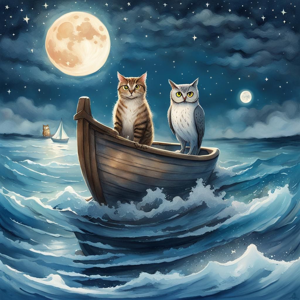 the owl and the pussycat went to sea
