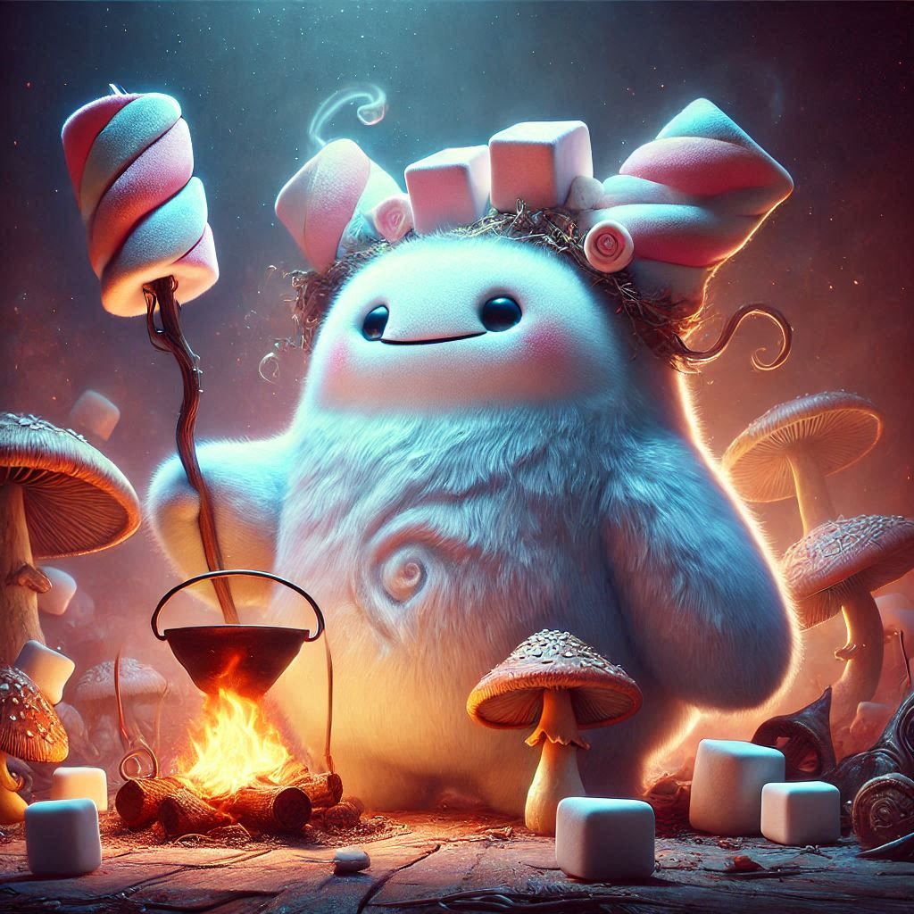 adorable fairy-tale fantasy creature portrait..