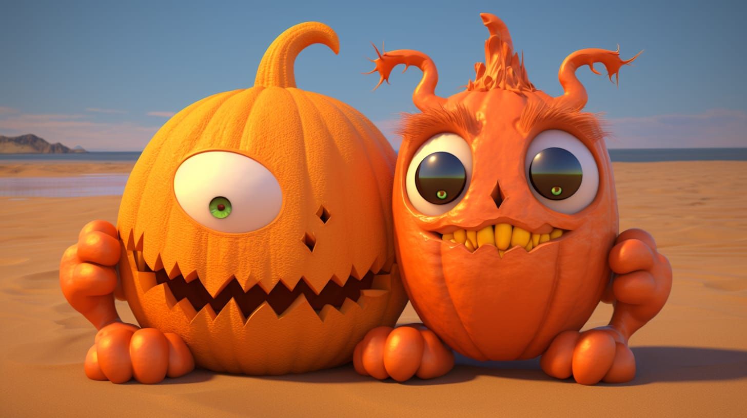 happy pumpkins