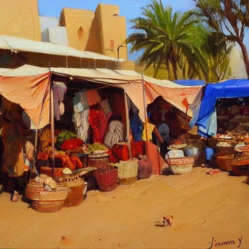 Tent stall for character