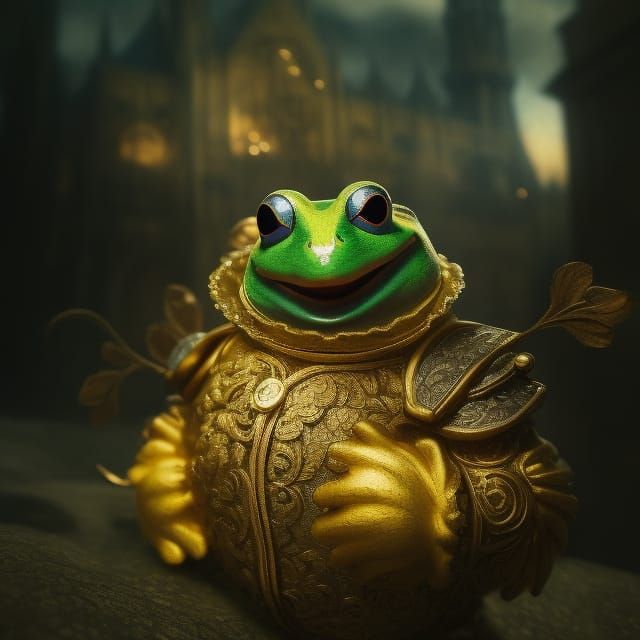 Jolly Frog - AI Generated Artwork - NightCafe Creator