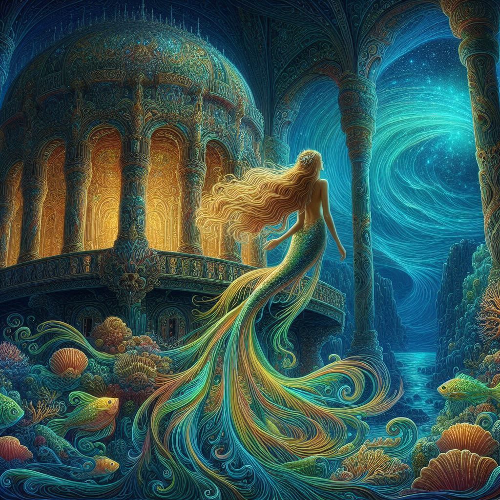 Mermaid world   by @DaveyJ