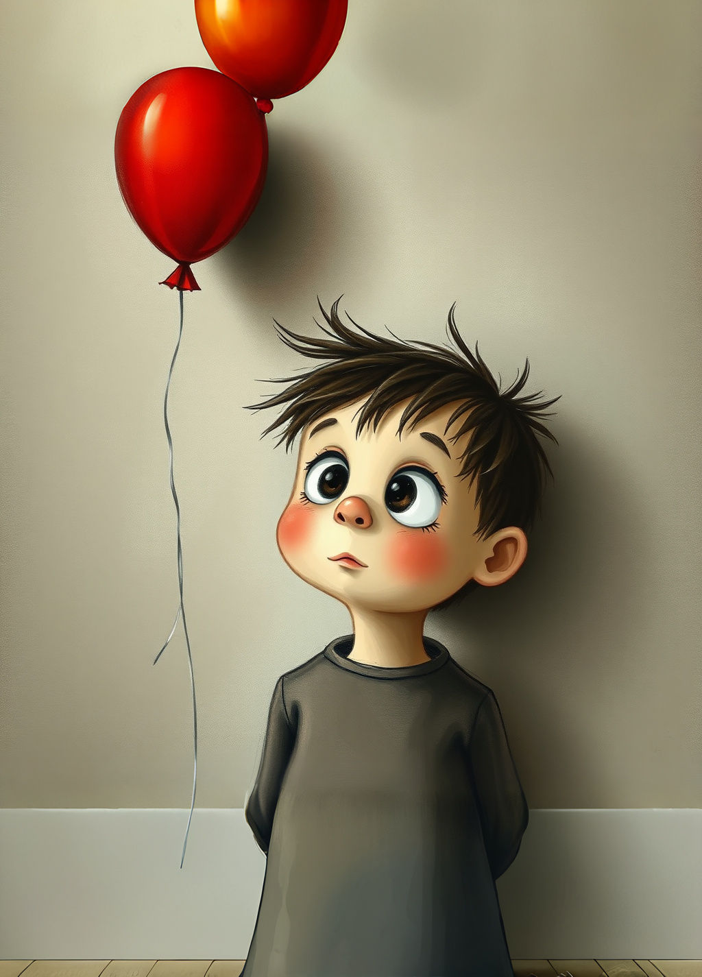 Boy with ballon