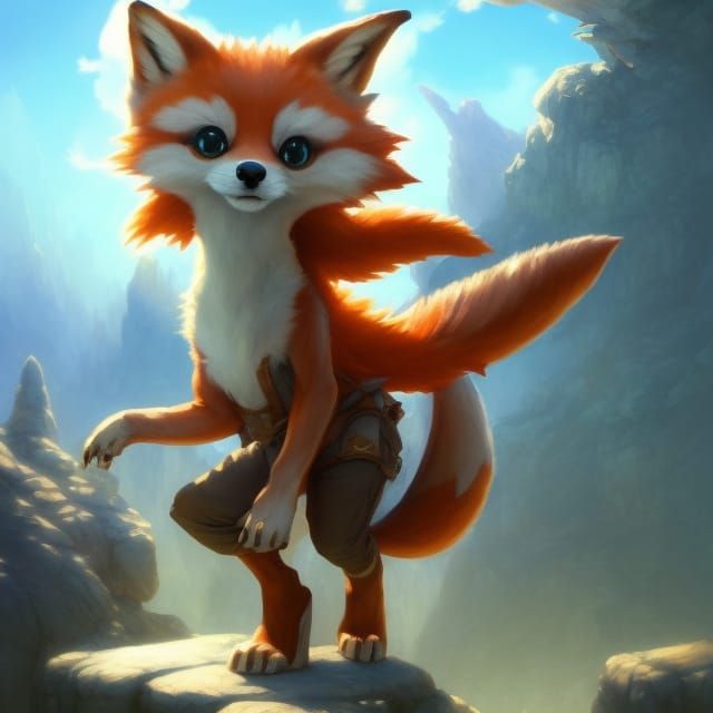 Anthropomorphic Fox