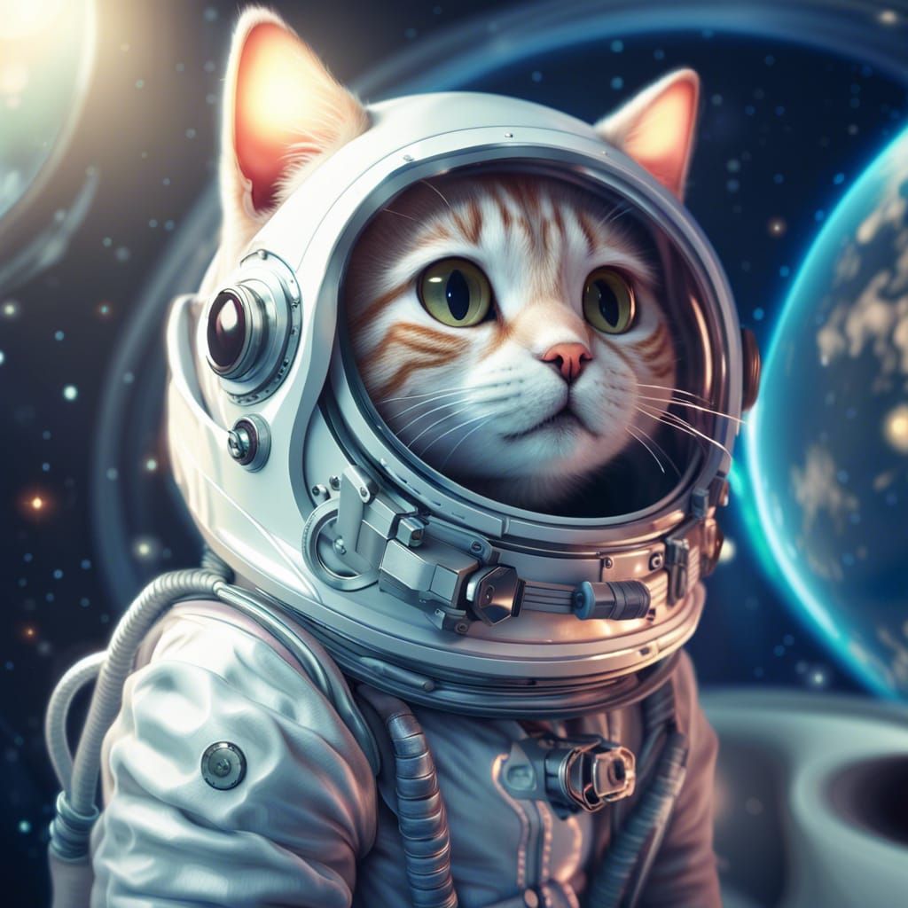 catstronaut - AI Generated Artwork - NightCafe Creator